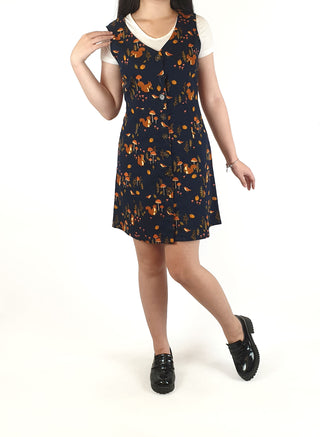 Princess highway navy squirrel print sleeveless dress size 6