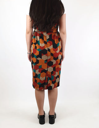 Obus colourful hexagon print dress size 1