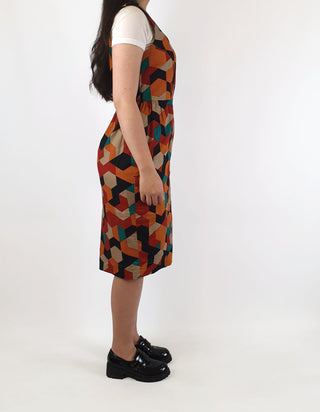 Obus colourful hexagon print dress size 1