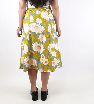 Asos vintage 60s style flower print skirt size UK6