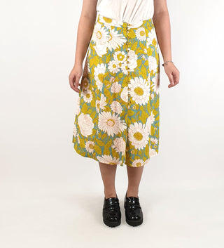 Asos vintage 60s style flower print skirt size UK6