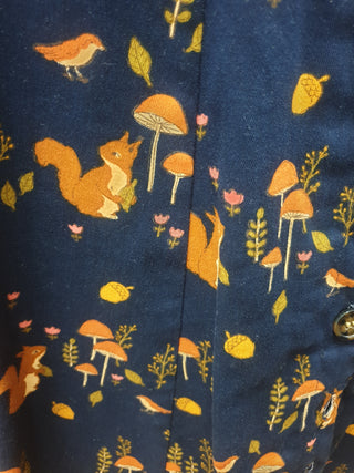 Princess highway navy squirrel print sleeveless dress size 6