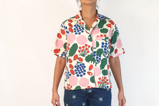 Maimekko + Uniqlo colourful shirt size S