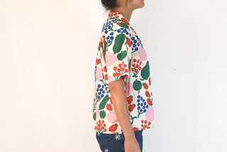 Maimekko + Uniqlo colourful shirt size S