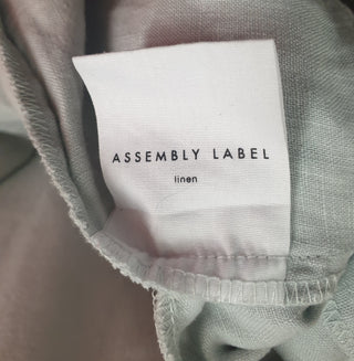 Assembly Label grey linen dress size 8