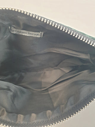 Annabel Trends green velvet purse/makeup bag/toiletry bag