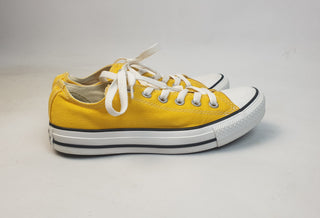 Converse All Star yellow lace up shoes size 37.5