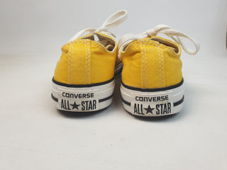 Converse All Star yellow lace up shoes size 37.5