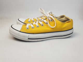 Converse All Star yellow lace up shoes size 37.5