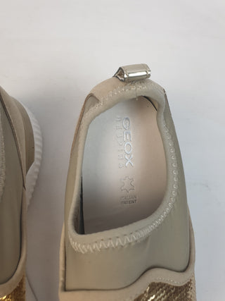 Geox comfy and sparkly slip on shoes size 39