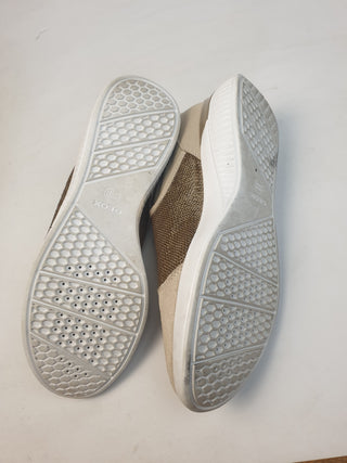 Geox comfy and sparkly slip on shoes size 39