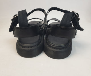 Dr Martins men's/unisex black leather sandals size 43