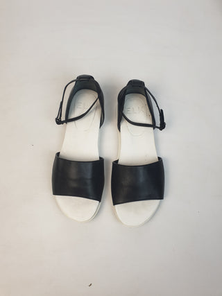 Elk black ankle strap sandals size 39