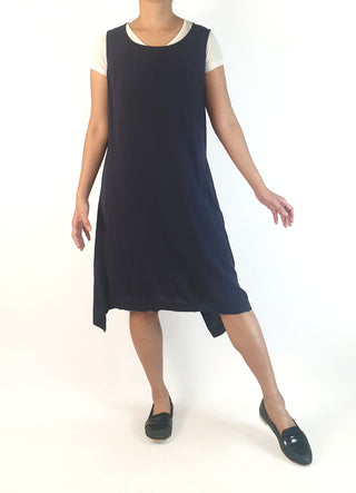 Alpha 60 navy cotton dress size 10