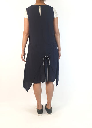 Alpha 60 navy cotton dress size 10