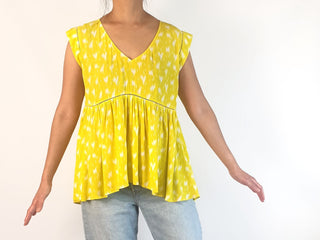 Ba&Sh yellow top size 10 Ba&Sh preloved second hand clothes 2