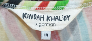 Gorman + Kindah Khalidy rainbow dress size 14 Gorman preloved second hand clothes 7