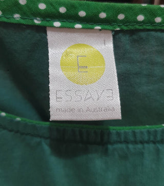 Essaye by Surface Art green cotton top size L SA by Surface Art preloved second hand clothes 7