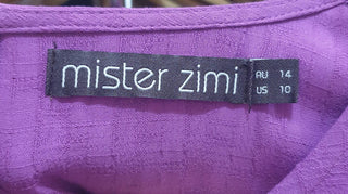 Mister Zimi purple top size 14 Mister Zimi preloved second hand clothes 7