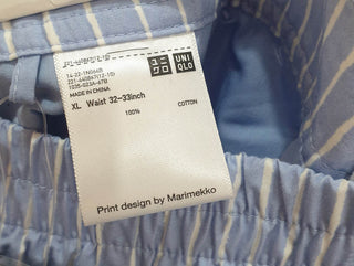 Uniqlo + Marimekko striped pants size XL Uniqlo and Marimekko preloved second hand clothes 9