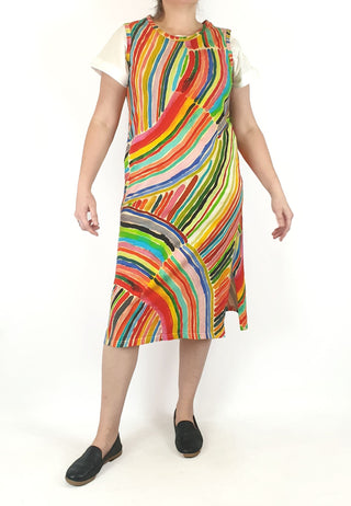 Gorman + Kindah Khalidy rainbow dress size 14 Gorman preloved second hand clothes 1