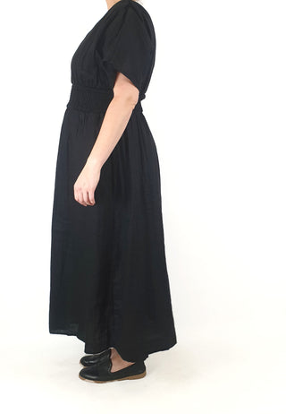 Aere black 100% linen dress size 16