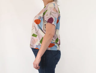 Gorman + Katie Eraser unique print top size 16 Gorman preloved second hand clothes 5