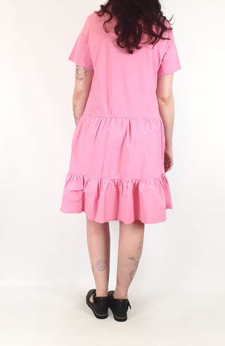 Elm pink cotton dress size 12 Elm preloved second hand clothes 7