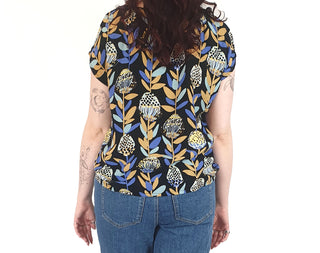 Leonard Street protea print top size 12 Leonard Street preloved second hand clothes 7