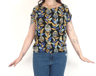 Leonard Street protea print top size 12 Leonard Street preloved second hand clothes 4