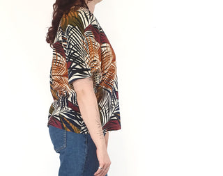 Fern print top fits size 12-14