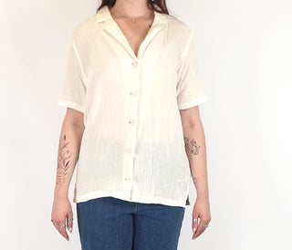 White shirt size M Unknown preloved second hand clothes 2