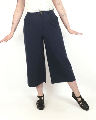 Kindling navy linen pants size 12