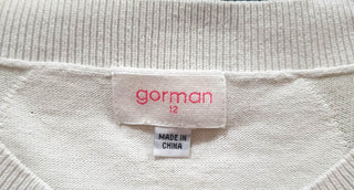 Gorman white cotton knit top size 12 Gorman preloved second hand clothes 7