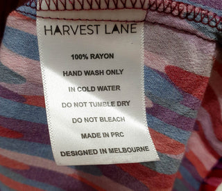 Harvest Lane colourful print top size 12 Harvest Lane preloved second hand clothes 8