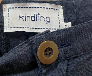 Kindling navy linen pants size 12