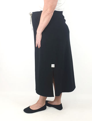 Elm black cotton skirt size 16