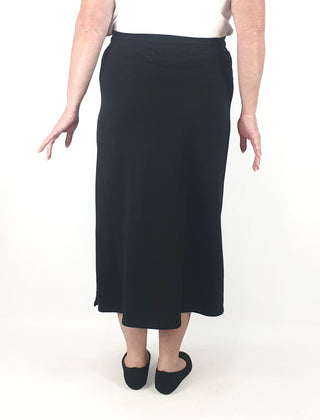 Elm black cotton skirt size 16