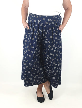 The Exceptional Clothing Company vintage navy culottes size 16 The Exceptional Clothing Company preloved second hand clothes 2