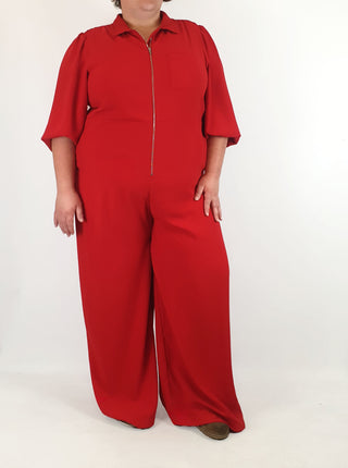 Red jumpsuit size 20 Unknown preloved second hand clothes 2