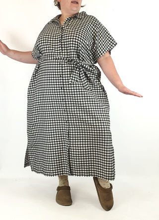 Elk gingham dress size 20