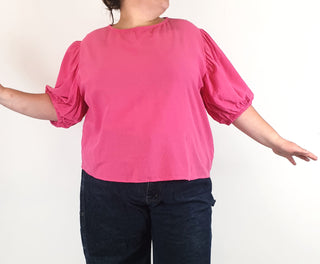 Jericho Road pink cotton top size 20