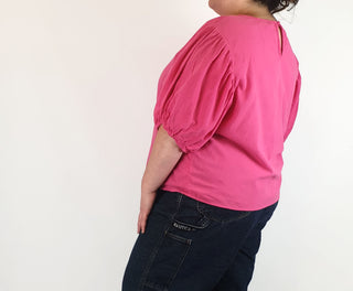 Jericho Road pink cotton top size 20