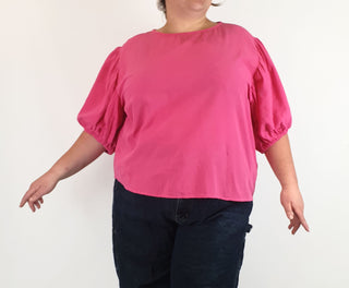 Jericho Road pink cotton top size 20