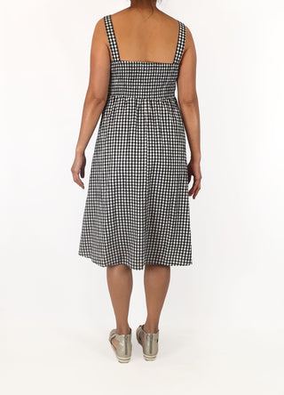 Black and white gingham dress size 10