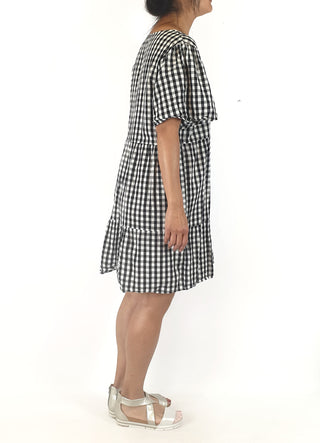 Black and white gingham dress size 10