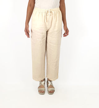 Assembly Label cream linen pants size 10