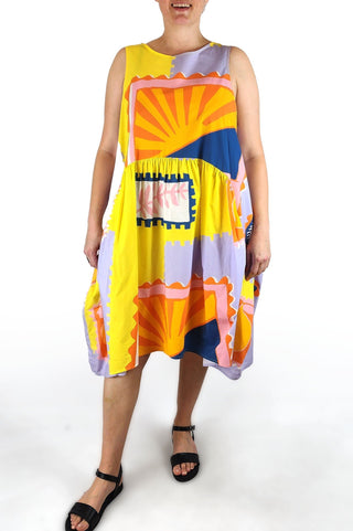 Gorman sunny print dress size 16 Gorman preloved second hand clothes 1