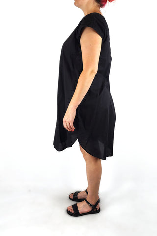 Kowtow black organic cotton dress size L