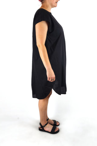 Kowtow black organic cotton dress size L